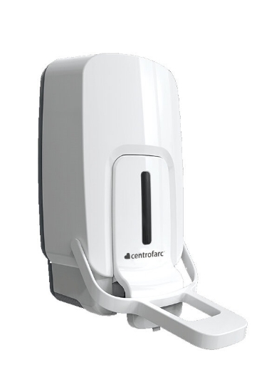 Immagine di DISPENSER BIANCO CON LEVA A GOMITO CENTROFARC ml.1000 