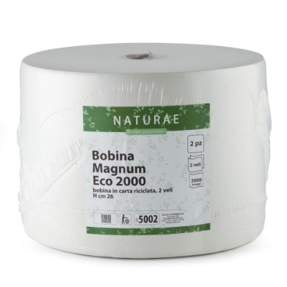 Immagine di BOBINA MAGNUM ECO 2000 IN CARTA RICICLATA 2 VELI