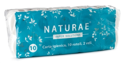 Immagine di CARTA IGIENICA DECORO PURA CELLULOSA 2 VELI ECOLABEL