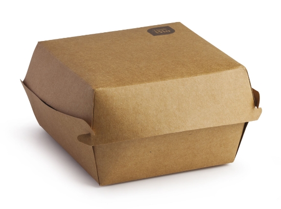 Immagine di PORTA HAMBURGER/PANINO CARTONCINO ml.500 12x12x7,5cm