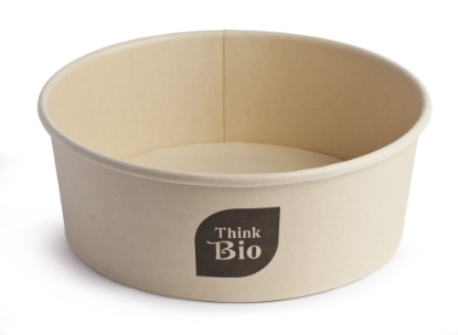 Immagine di CIOTOLA PER INSALATA BIO IN CARTONCINO ml.1300 Ø18cm