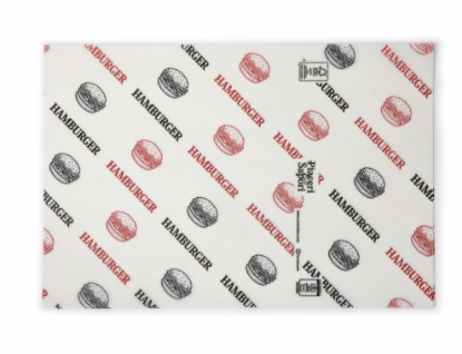 Immagine di CARTA ANTIGRASSO HAMBURGER BIANCA 25x37cm gr.45