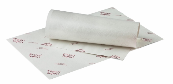 Immagine di CARTA BIANCA ACCOPPIATA PIACERI&SAPORI 44x66cm gr.43+7 