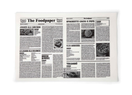 Immagine di CARTA ANTIGRASSO GIORNALE BIANCA 25x37cm gr.45