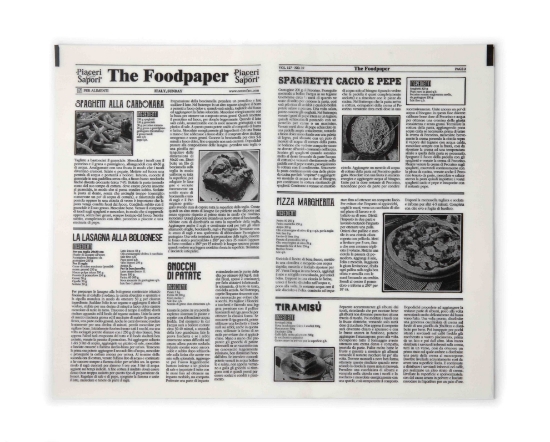 Immagine di CARTA ANTIGRASSO GIORNALE BIANCA 33x40cm gr.45
