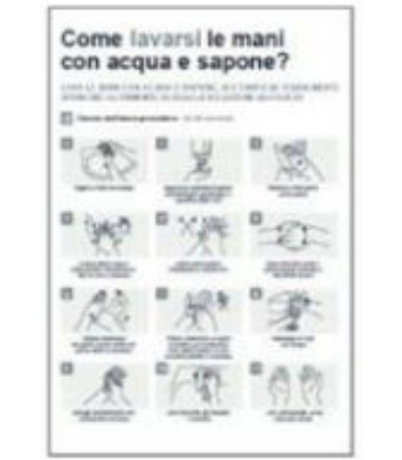 Immagine di SEGNALE PROCEDURA LAVAGGIO MANI  