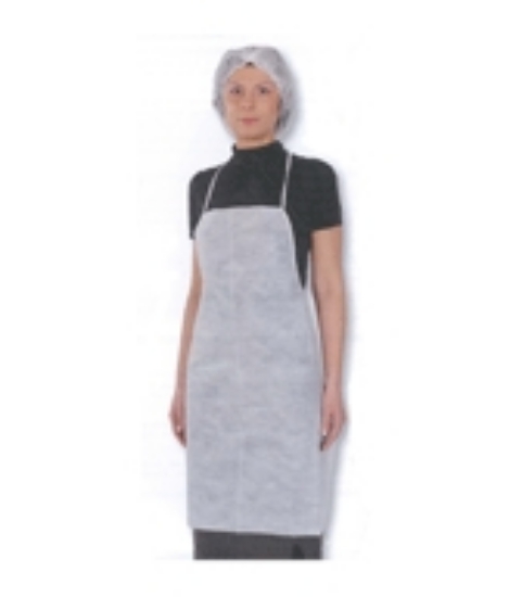 Immagine di GREMBIULE BIANCO IN TNT 82x100cm