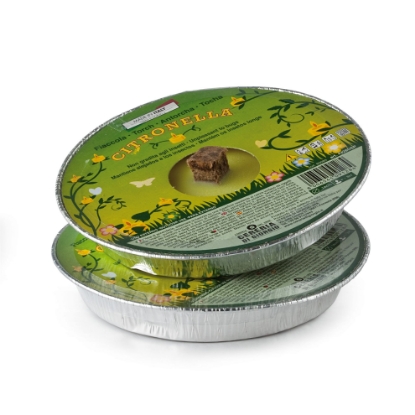 Immagine di FIACCOLA CITRONELLA BASE ALLUMINIO