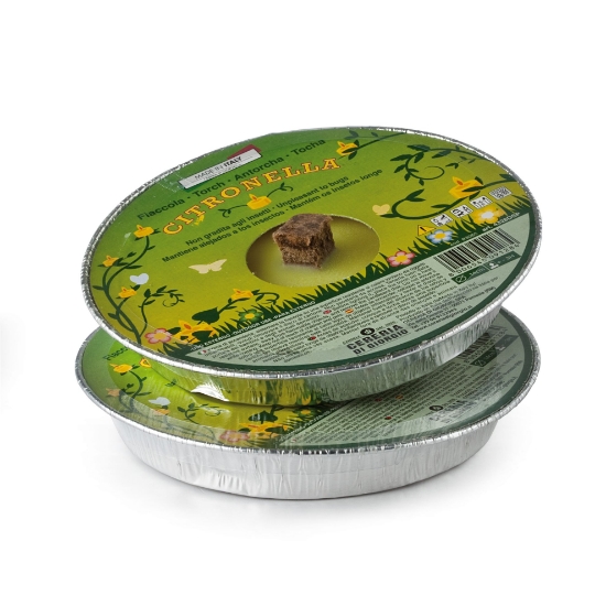 Immagine di FIACCOLA CITRONELLA BASE ALLUMINIO