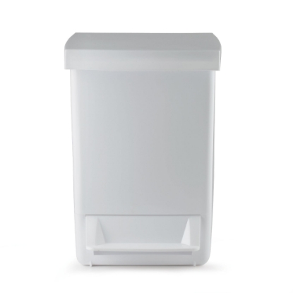 Immagine di PATTUMIERA IN PLASTICA BIANCA C/PEDALE lt.20 