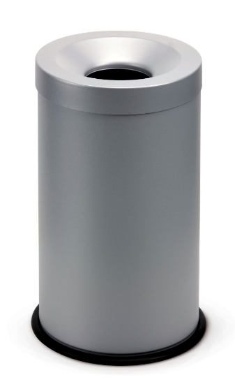 Immagine di GETTACARTE ANTIFUOCO IN ACCIAIO INOX SATINATO lt.50