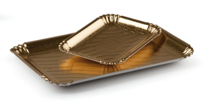 Immagine di VASSOIO CARTONE ORO N.6 IT 23x32cm