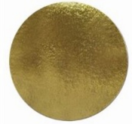 Immagine di DISCHI DI CARTONE ORO/NERO Ø24cm 