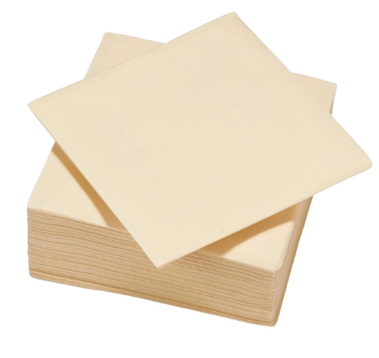 Immagine di TOVAGLIOLI AIRLAID LIGHT CHAMPAGNE 40x40cm