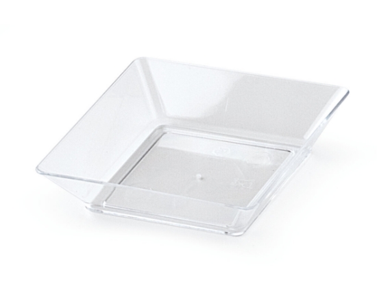 Immagine di 6010 VASSOIO SMALL PLATE TRASPARENTE 45cc