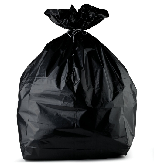 Immagine di SACCHI NU NERI LDPE 130lt 38my 63gr 82x110cm