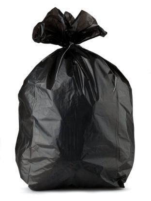 Immagine di SACCHI NU NERI LDPE 110lt 25my 35gr 70x110cm   
