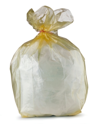 Immagine di SACCHI NU GIALLI LDPE 123lt 30my 40gr 70x110cm