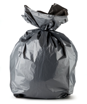 Immagine di SACCHI NU GRIGI TRASPARENTI HDPE 110lt 12my 18gr 70X110cm  