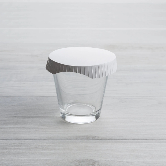 Immagine di COPRIBICCHIERE IN CARTA BIANCA DIAMETRO cm.8