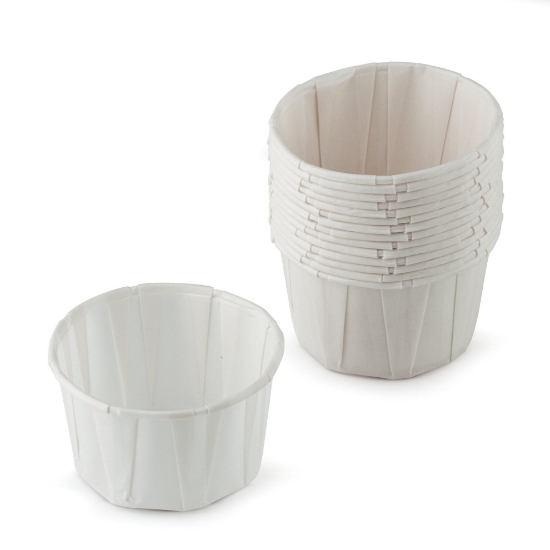 Immagine di COPPETTA DA COTTURA BIANCA ml.95  