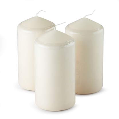 Immagine di 148482 CANDELA PILLAR CREMA 15x8cm