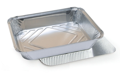 Immagine di R98L-131 - CONTENITORE ALLUMINIO BORDO L 31,9X26,2X5CM 8 PORZ