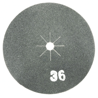 Immagine di DISCO CARTA ABRASIVA NERO 0/405 grana 36
