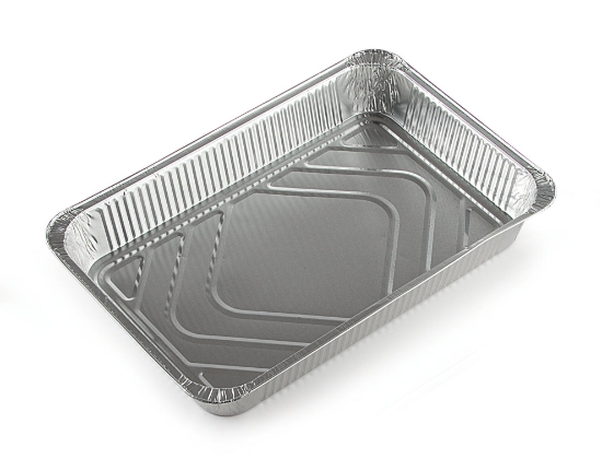 Immagine di R86G CONTENITORE ALLUMINIO BORDO A G 31,4x21,3x4,3cm 6 PORZ