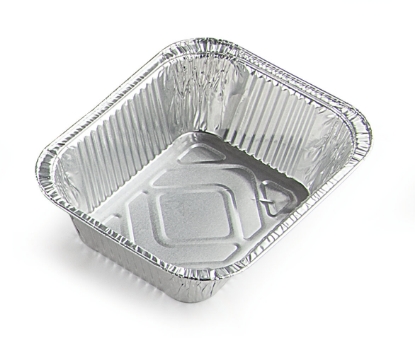 Immagine di R30G - CONTENITORE ALLUMINIO BORDO A G 15x12,5x4,4cm 1 PORZ