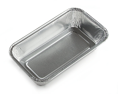 Immagine di 172711363 CONTENITORE ALLUMINIO BORDO A G 22x12,5x4,6cm 2 PORZ