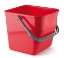 Immagine di SECCHIO PLASTICA ROSSO lt.25 PER L/25 E L/50