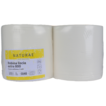 Immagine di BOBINA NATURAE LISCIA EXTRA 800 PURA CELLULOSA 2 VELI 