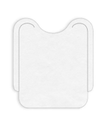 Immagine di T4247-0 BAVAGLIO AIRSPUN GRANDE BIANCO 42x47cm