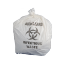 Immagine di SACCHI BIOHAZARD BIANCHI LDPE 30lt 40my 10gr 50x60cm   