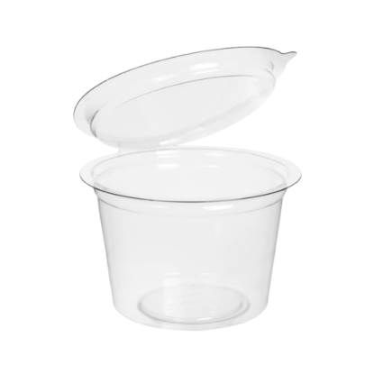 Immagine di VASCHETTA CON COPERCHIO IN APET ml.100