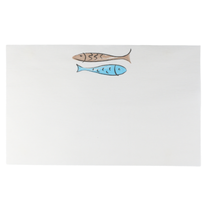 Immagine di TOVAGLIETTA ALICI ONDA CARTA KRAFT 30x48cm