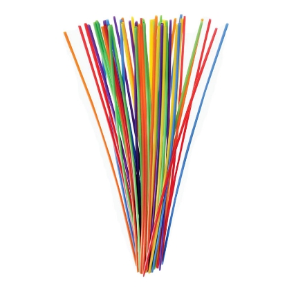 Immagine di CANNUCCIA COLORI ASSORTITI IN PLA Ø0,6x75cm  