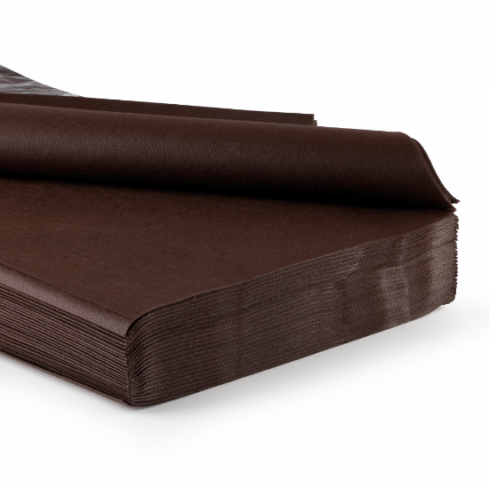 Immagine di TOVAGLIA TNT MARRONE mt.1,2x1,2 