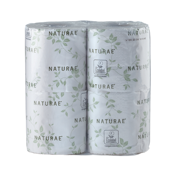 Immagine di CARTA IGIENICA NATURAE FASCETTATA PURA CELLULOSA  2 VELI ECOLABEL