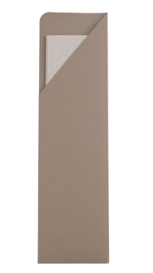 Immagine di PORTAPOSATE POCKET SLIM GIO' CARTA A SECCO/AIRLAID CAPPUCCINO 6,5x23,5cm