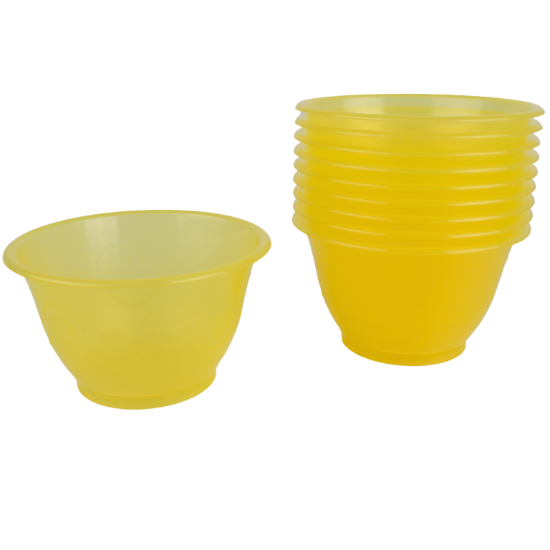 Immagine di COPPETTA GIALLA PER YOGURT E GELATO cc.100