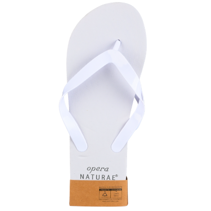 Immagine di CIABATTA INFRADITO BIANCA OPERA NATURAE cm26