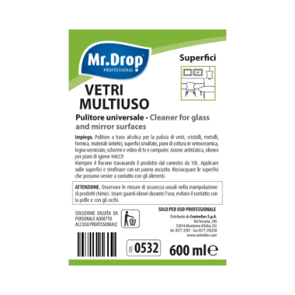 Immagine di ETICHETTA PER SISTEMA DI DILUIZIONE PER VETRI MULTIUSO