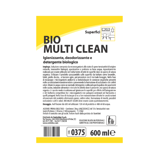 Immagine di ETICHETTA PER SISTEMA DI DILUIZIONE PER BIO MULTICLEAN