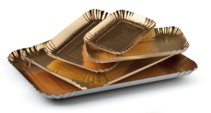 Immagine di VASSOIO CARTONE ORO N.10 IT mis. 42x55 