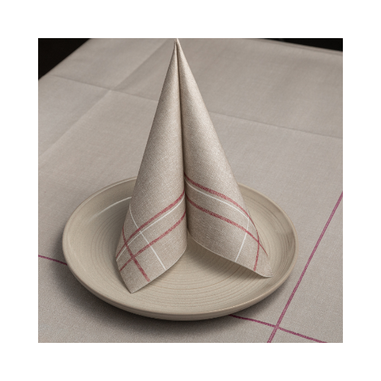 Immagine di TOVAGLIA CANOVACCIO BORDEAUX 100x100cm