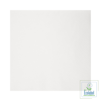 Immagine di TOVAGLIOLO BIANCO 2 VELI ECOLABEL 40x40cm