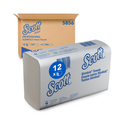 Immagine di 5856 ASCIUGAMANO SCOTT SLIMFOLD PIEGATO A Z 1 VELO