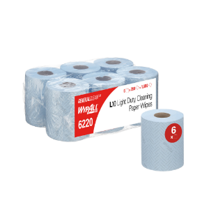 Immagine di 6220 PANNO IN CARTA WYPALL AZZURRO 1 VELO ECOLABEL